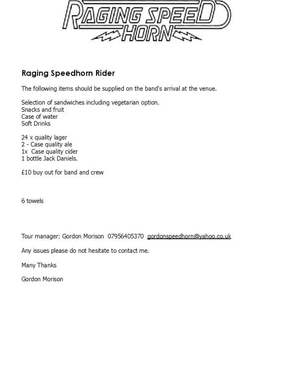 2017 Raging Speedhorn