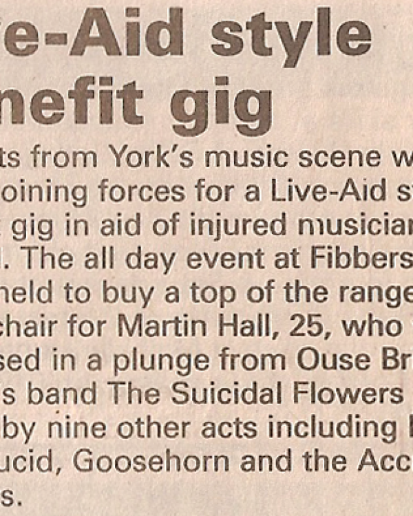 1997 Martin Hall benefit show