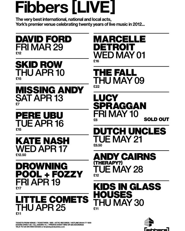 2013 March, April & May listings