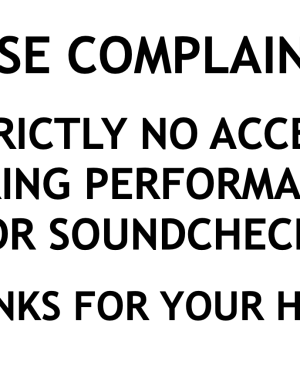 2000 Noise complaints (made no difference)