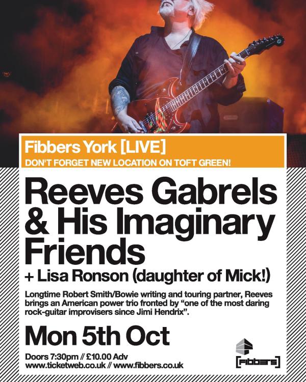 2015 Reeves Gabrels & His Imaginary Friends, Lisa Ronson