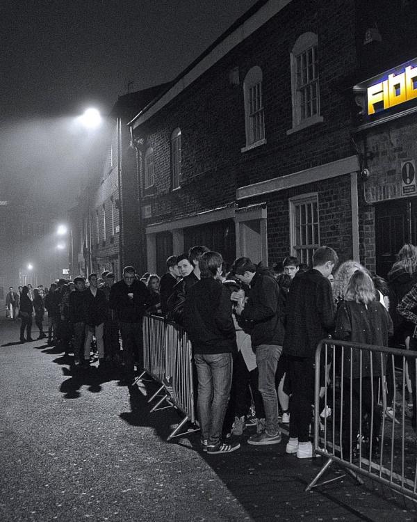 Toft Green, another huge queue