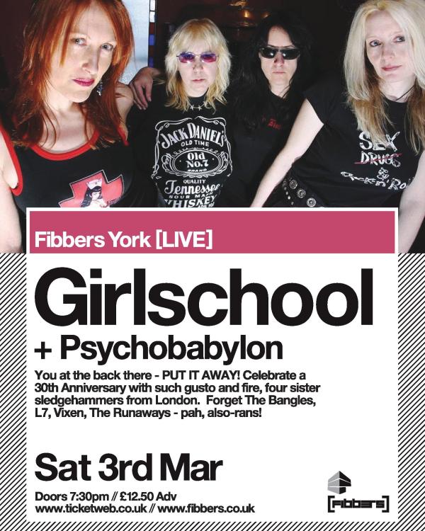 2012 Girlschool, Psychobabylon