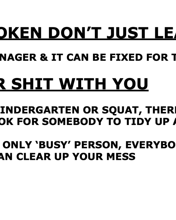 2016 Mainly for travelling crew.  And DJs.