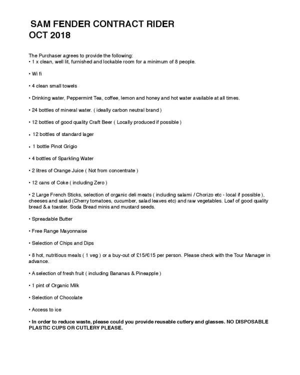 2018 Sam Fender