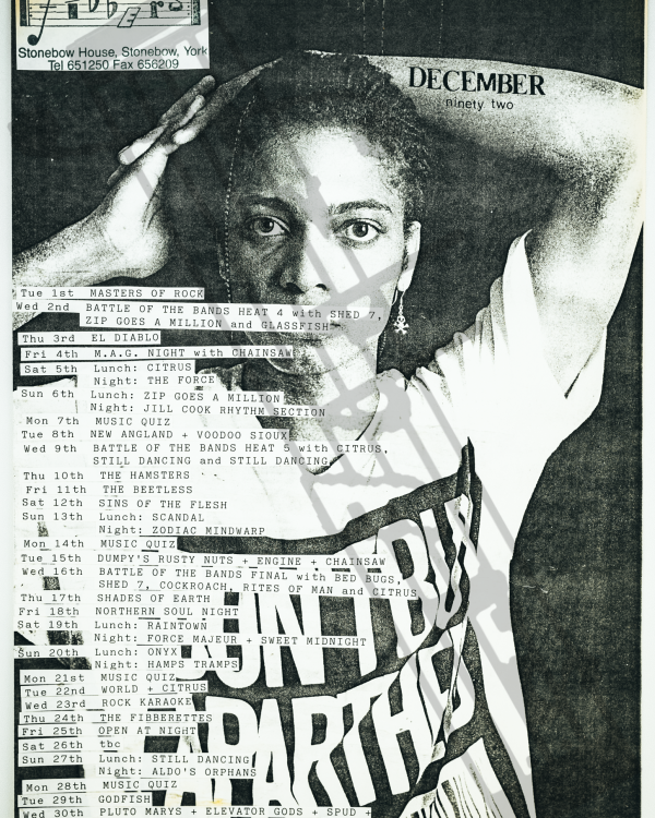 1992 December Terence Trent D'Arby listings