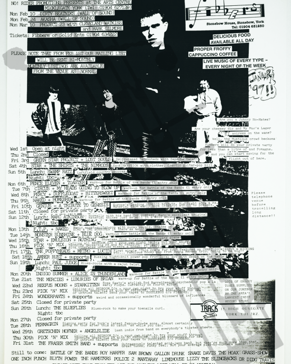 1997 January Stone Roses listings