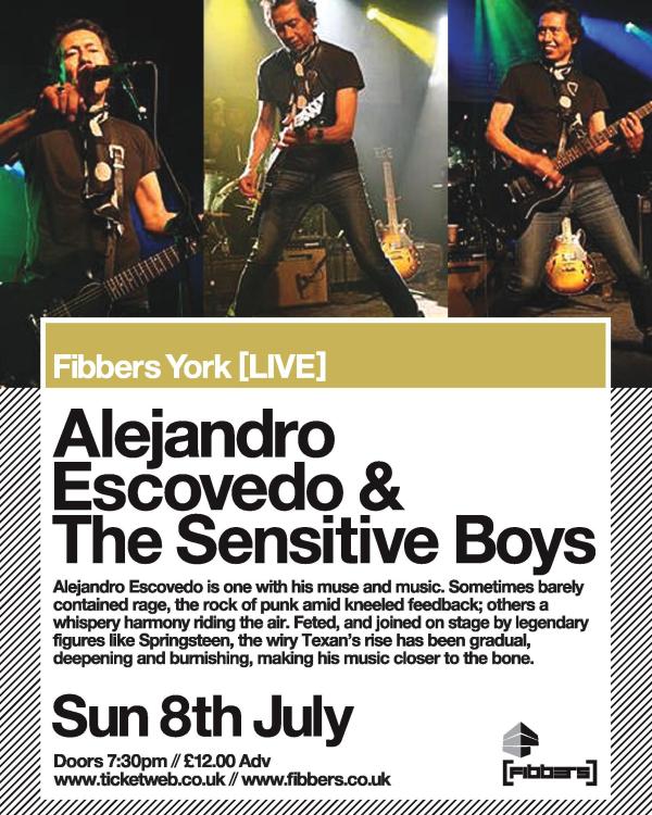 2012 Alejandro Escovedo & The Sensitive Boys