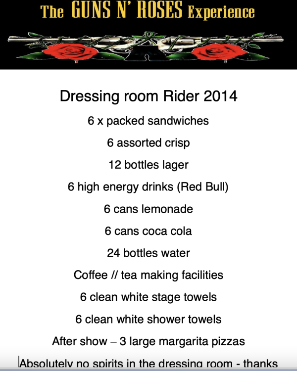 2014 The Guns n' Roses Experience