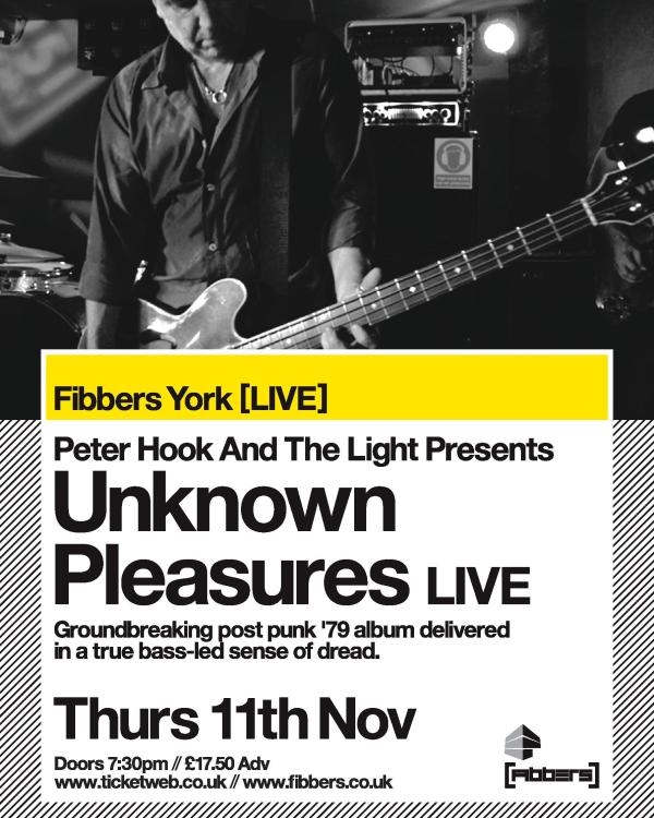 2014 Peter Hook & The Light - Unknown Pleasures