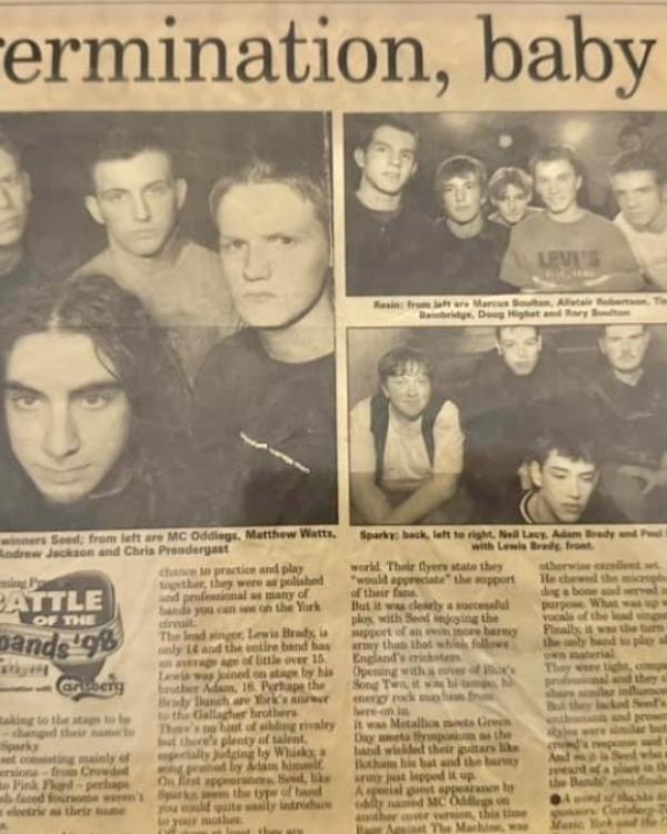 1998 Battle of the Bands Sparky, Resin, Seed