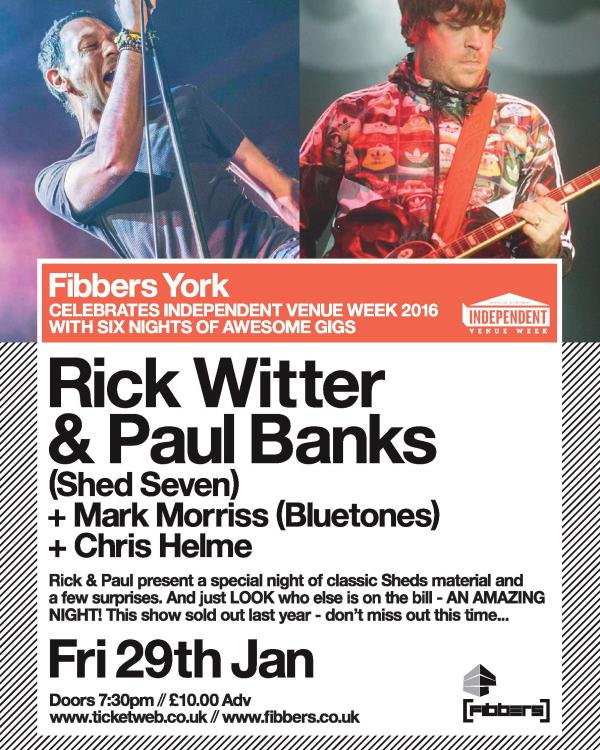 2016 Rick Witter & Paul Banks, Mark Morriss, Chris Helme