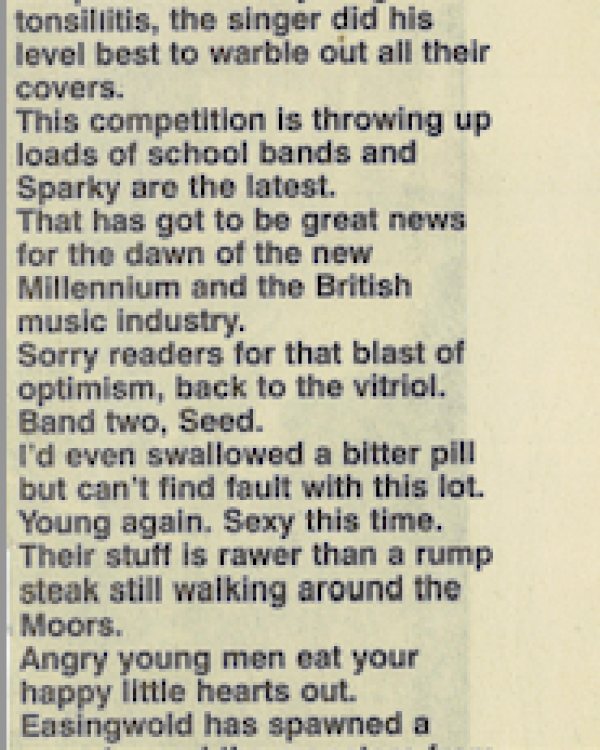 1998 The Rat reviews Sparky, Resin, Seed