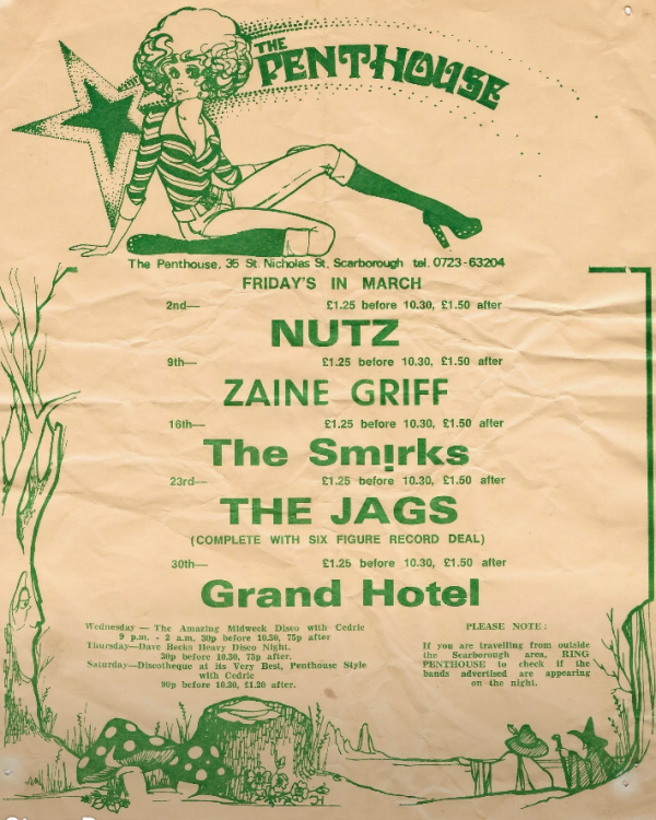 1993 Scarborough Penthouse (the inspiration for Fibbers)