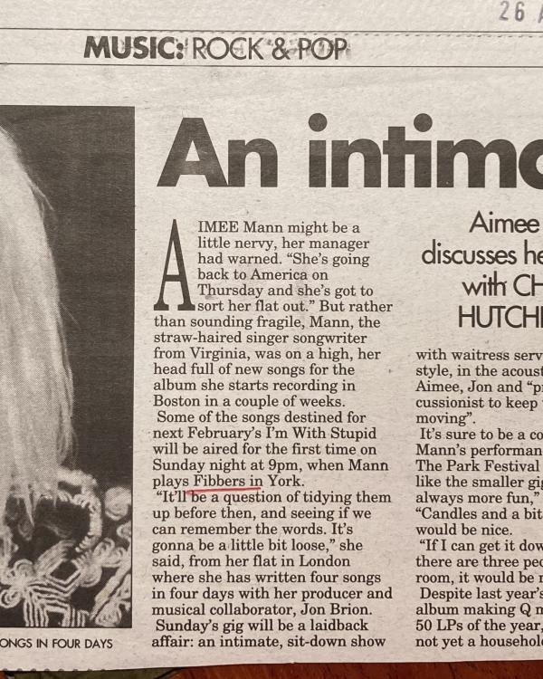 1994 Aimee Mann review