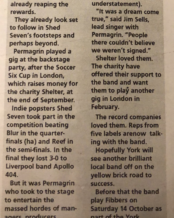 1995 Permagrin interview