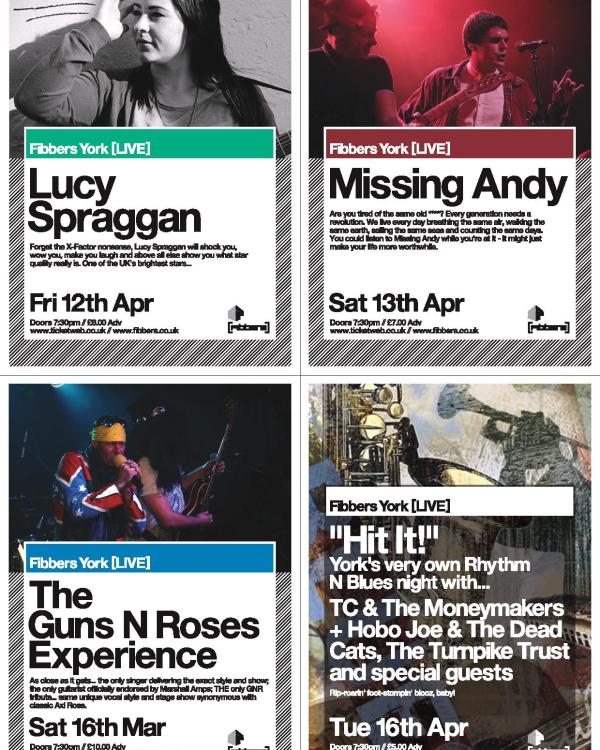 2013 Lucy Spraggan, 'Hit It', Missing Andy, Guns n Roses Experience