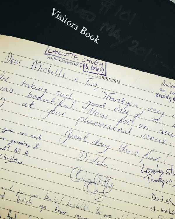 2012 Charlotte Church fed by Michelle when we lived on The Shambles