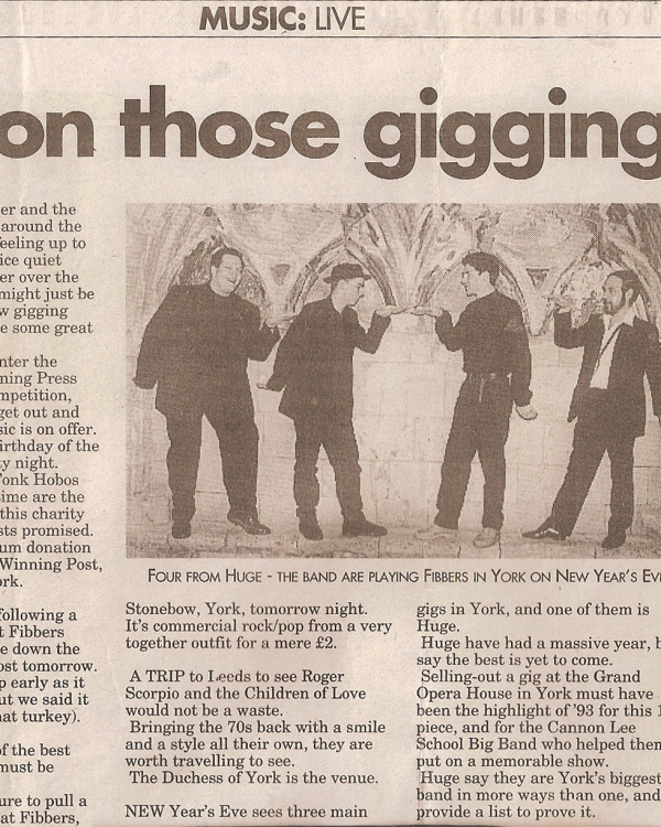 1993 January weekly listings