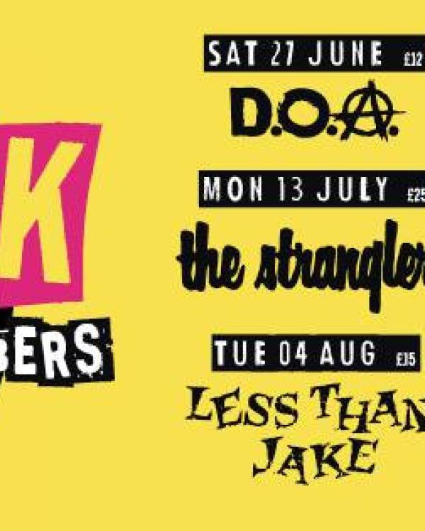 2015 Summer of Punk w/ Random Hand, Public Image Ltd, D.O.A, The Stranglers, The Damned, Less Than Jake
