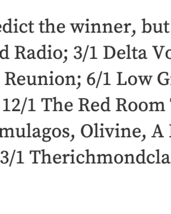 2004 Battle of the Bands odds