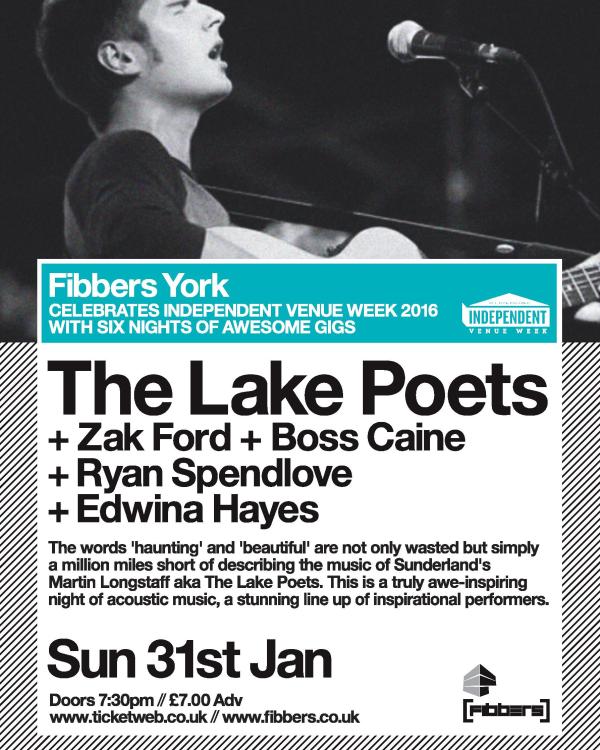 2016 The Lake Poets, Zak Ford, Boss Caine, Ryan Spendlove, Edwina Hayes