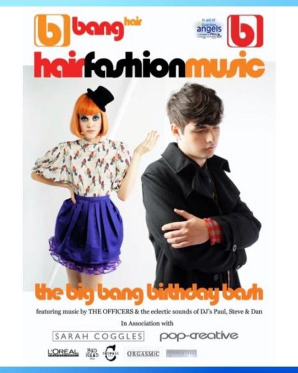 2008 Bang Hair Birthday with The Officers