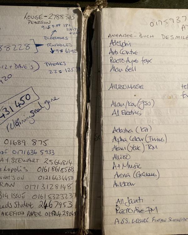 1992-95 Phone book 'A' and randoms (pre-internet!)