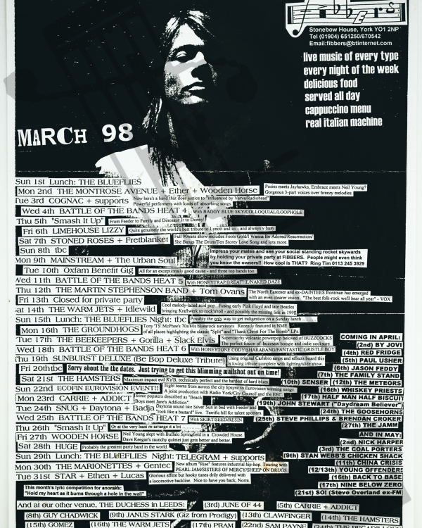 1998 March Axl Rose listings