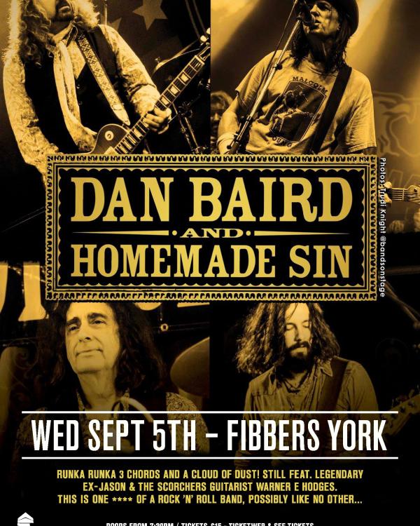 2018 Dan Baird And Homemade Sin