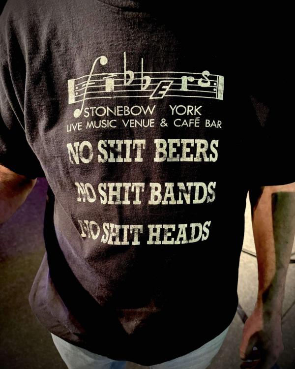 1992 Original Fibbers t-shirt