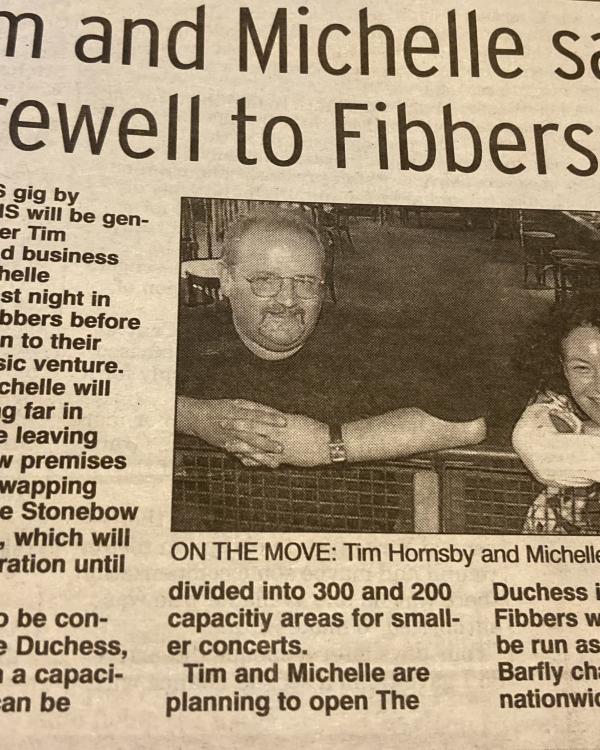 2008 Fibbers farewell