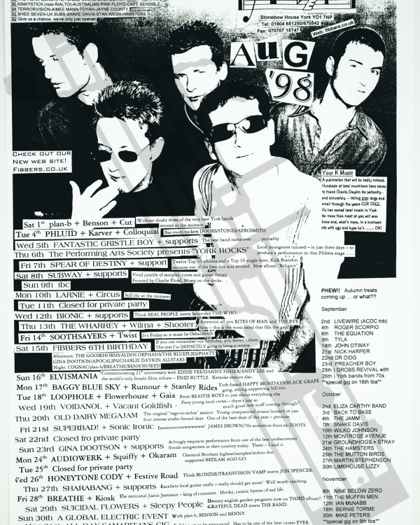 1998 August Lightning Seeds listings
