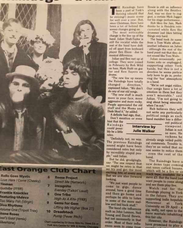 1995 Raindogs preview