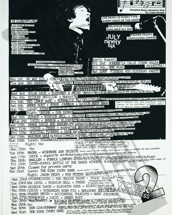 1996 July Wilko Johnson listings
