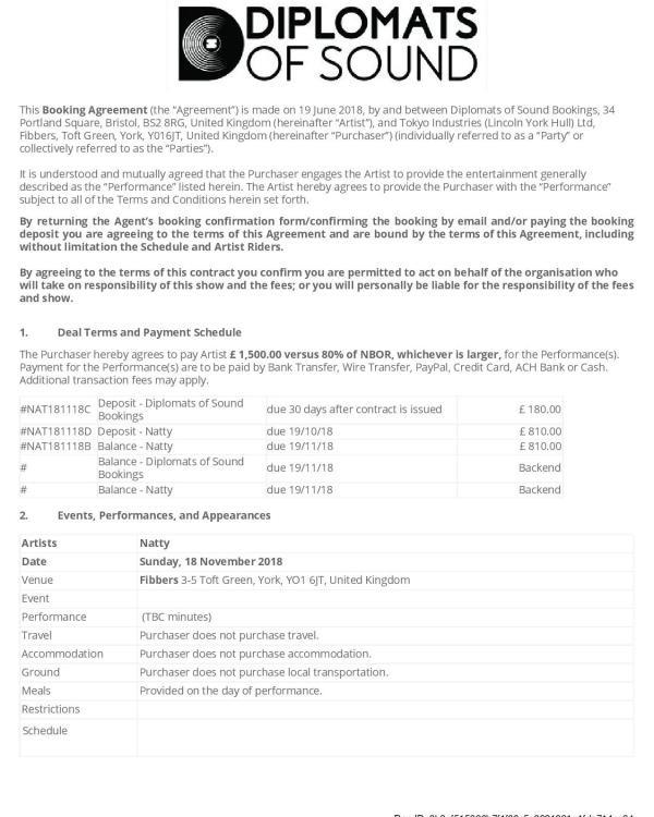 2018 Natty & The Rebelship