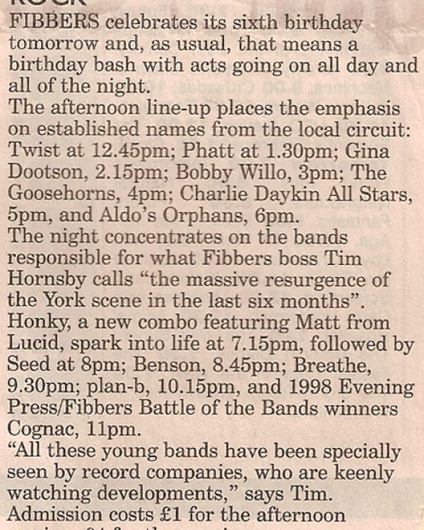 1998 6th Birthday Bash