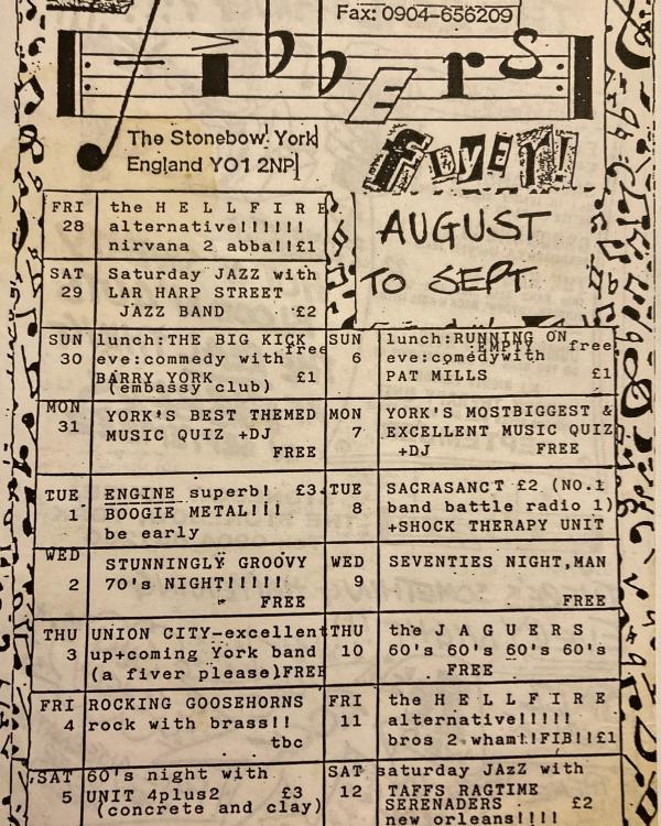 1993 August & September listings
