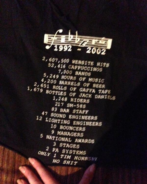 1992 - 2002 Ten Year Anniversary t-shirt