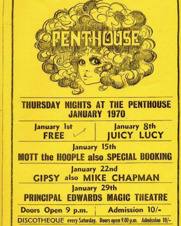 1970 Scarborough Penthouse (the inspiration for Fibbers)