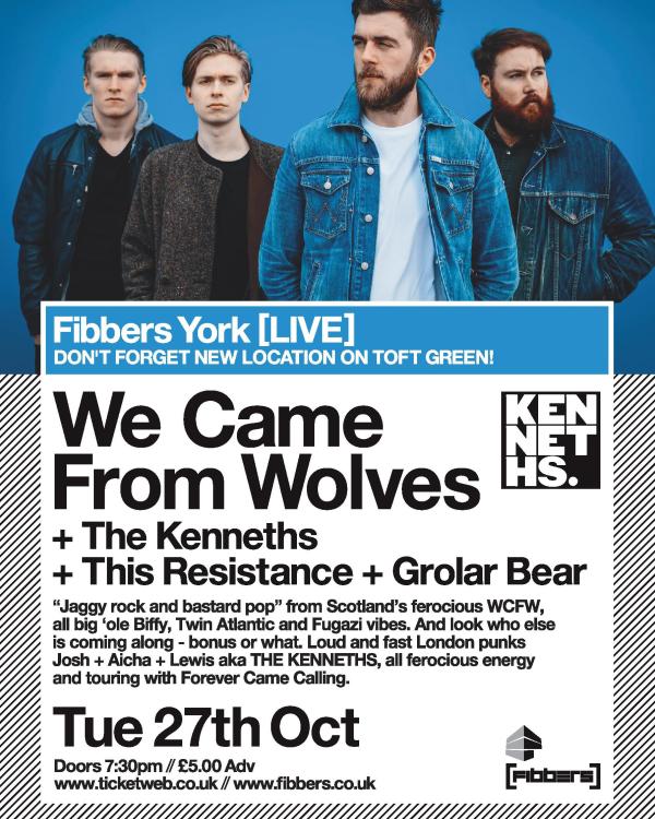 2015 We Came From Wolves, The Kenneths, This Resistance, Grolar Bear