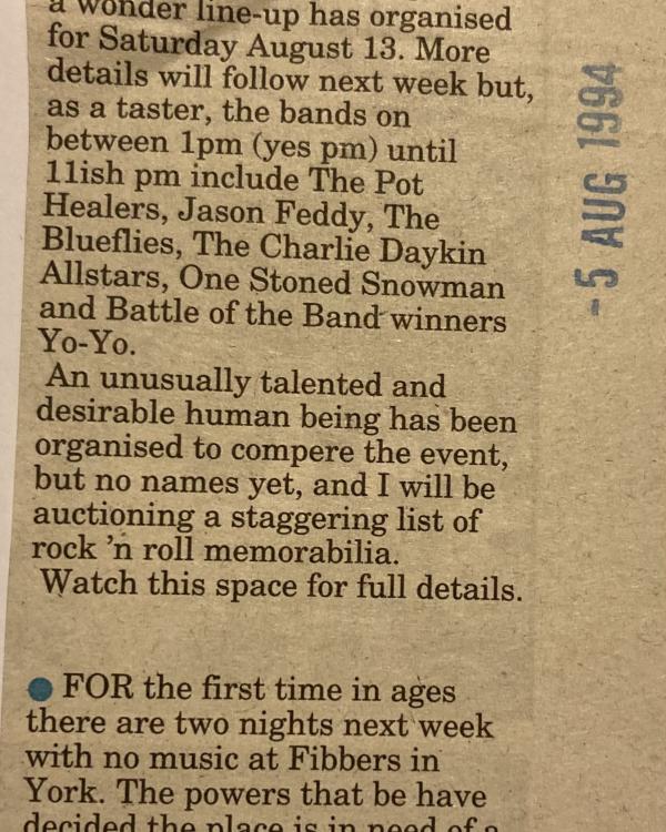 1994 Refurb and 2nd birthday bash