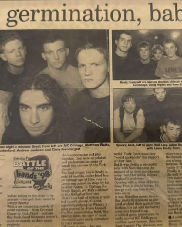 1998 Battle of the Bands Resin, Seed, Sparky