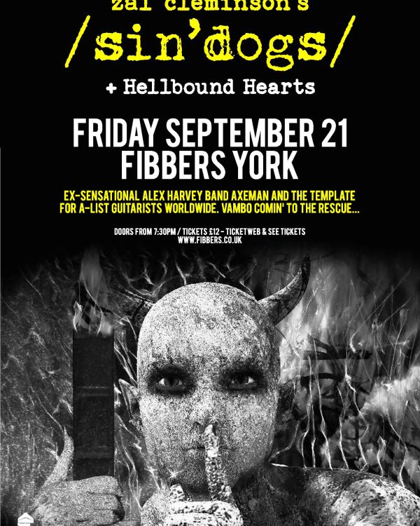 2018 Zal Cleminson's Sin Dogs, The Hellbound Hearts